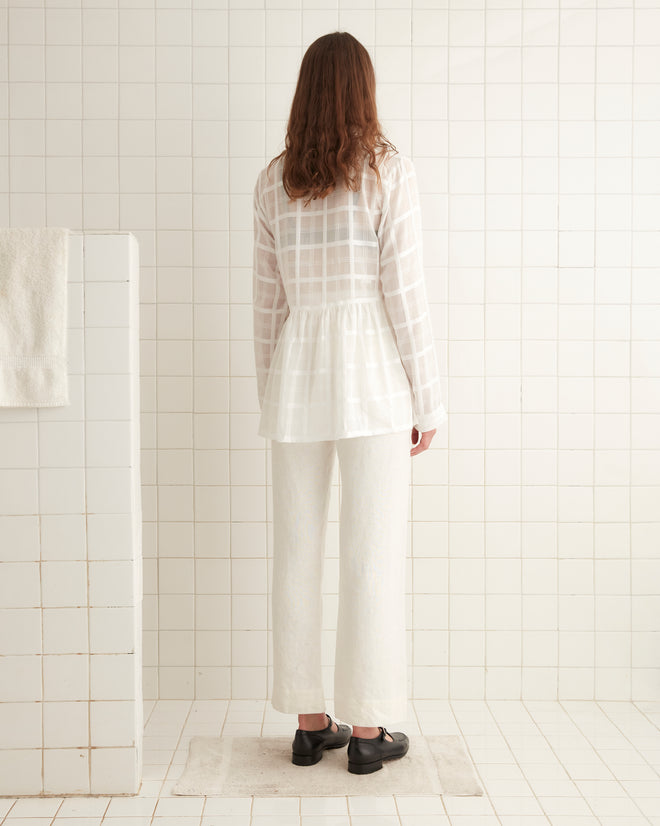 Tonal Plaid Jama Shirt SHIRT BODE New York
