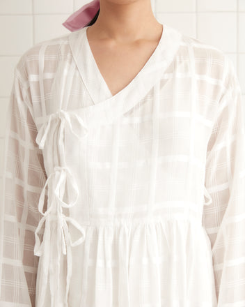Tonal Plaid Jama Tunic SHIRT BODE New York