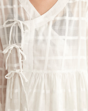 Tonal Plaid Jama Shirt SHIRT BODE New York