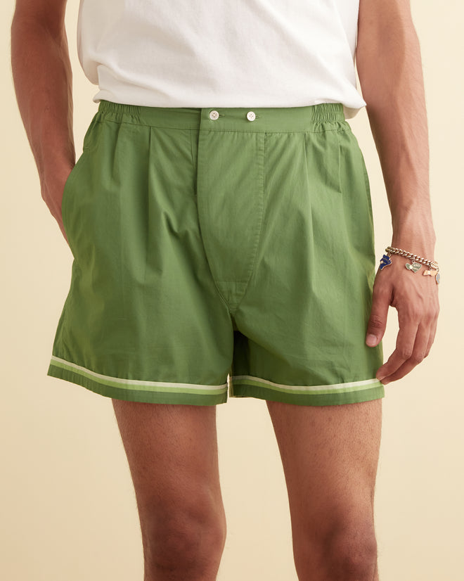 Top Sheet Boxers - Green SHORTS BODE New York