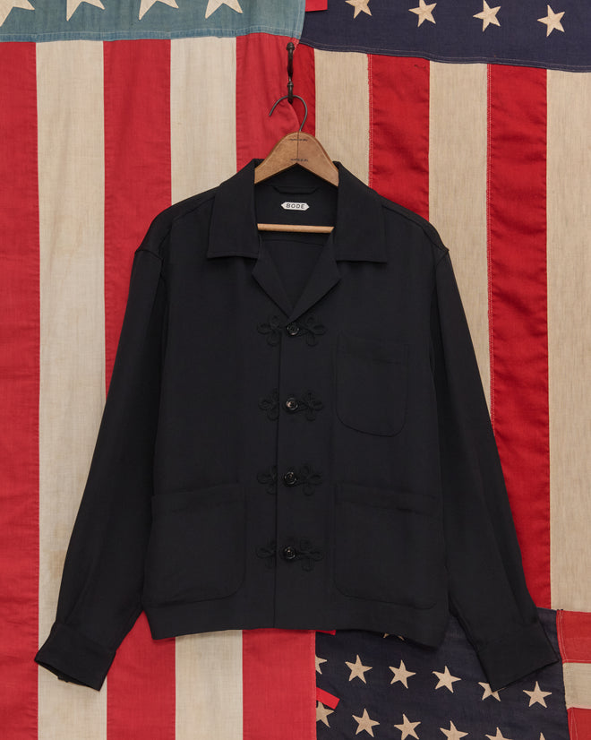 Trillium Long Sleeve Shirt - Black