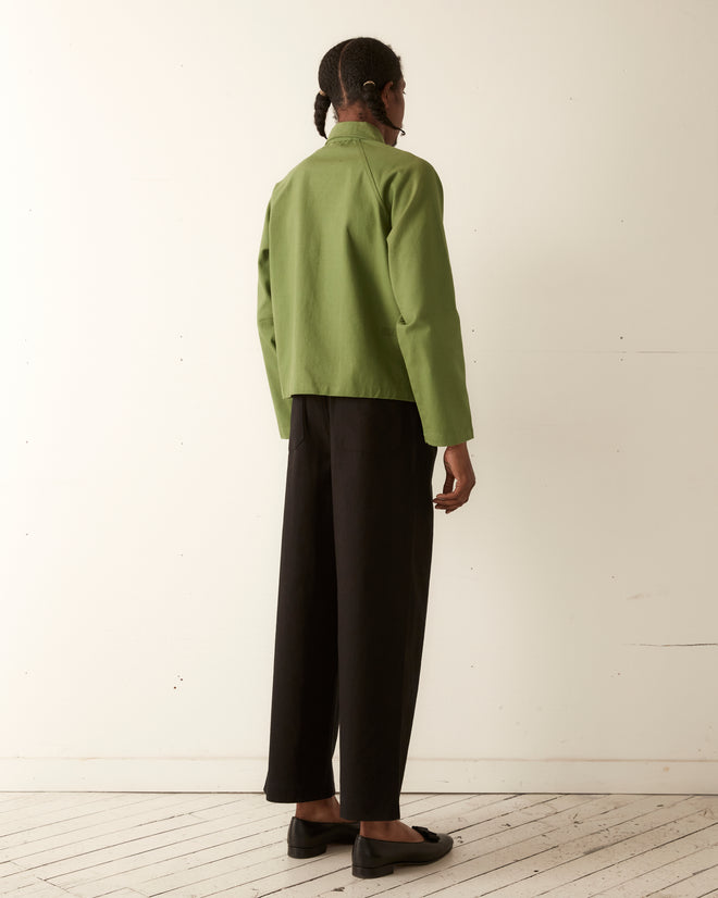 Twill Cropped Car Jacket - Ivy OUTERWEAR BODE New York