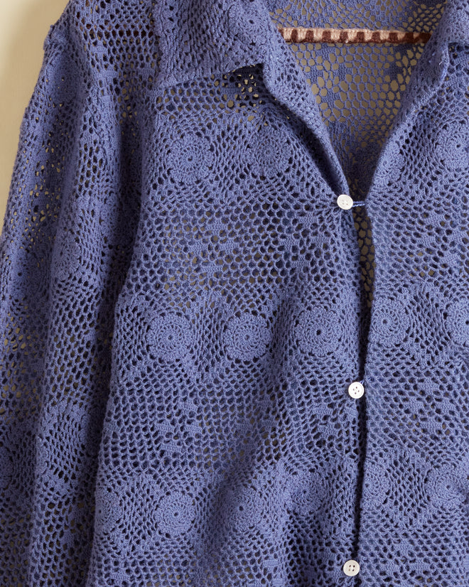 Violet Petunia Long Sleeve Shirt - XS/S