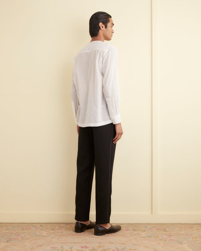 Voile Roberto Shirt - White SHIRT BODE New York