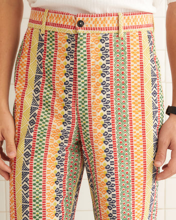 Wildflower Stripe Trousers TROUSERS BODE New York