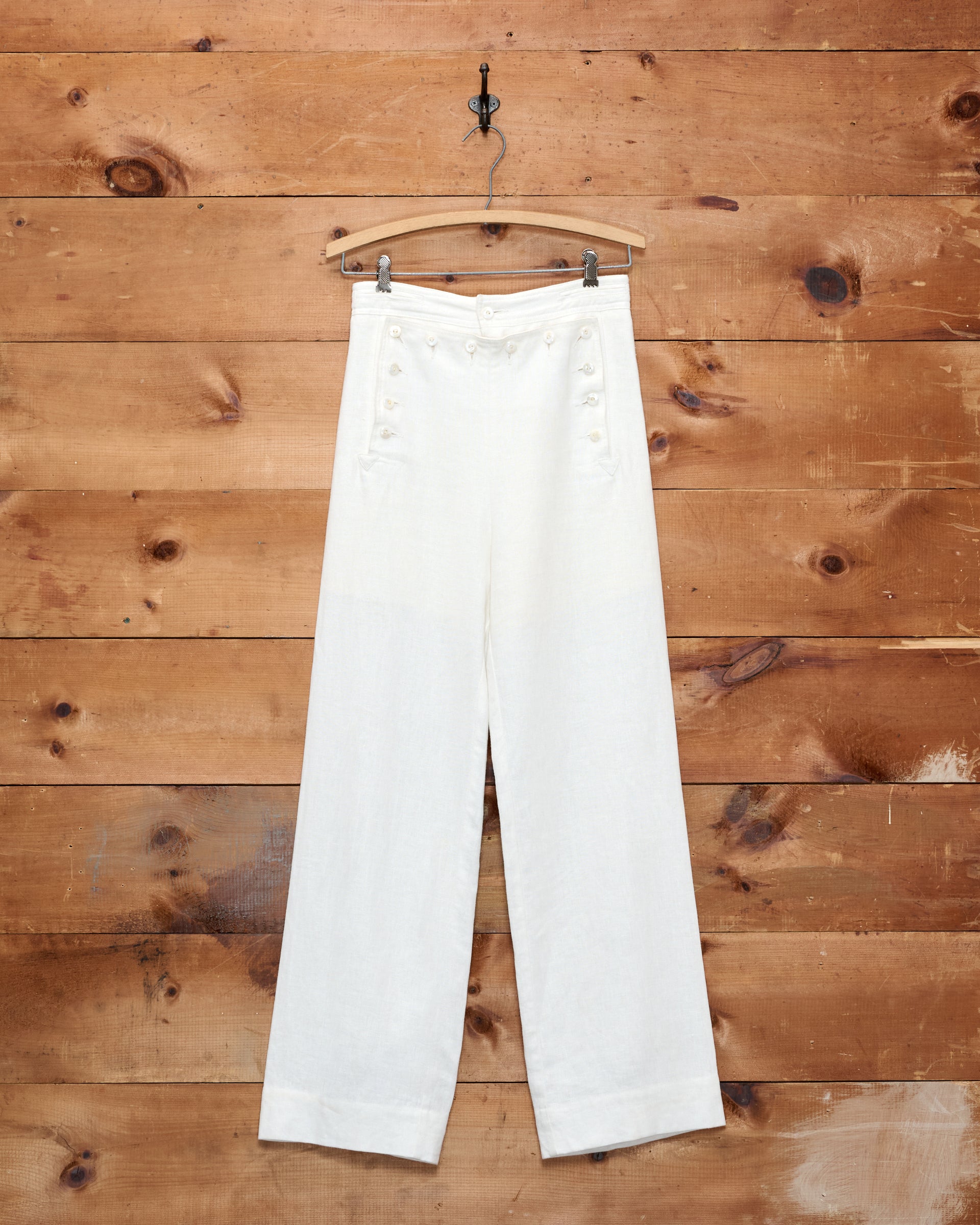 Linen Sailor Trousers - White – BODE