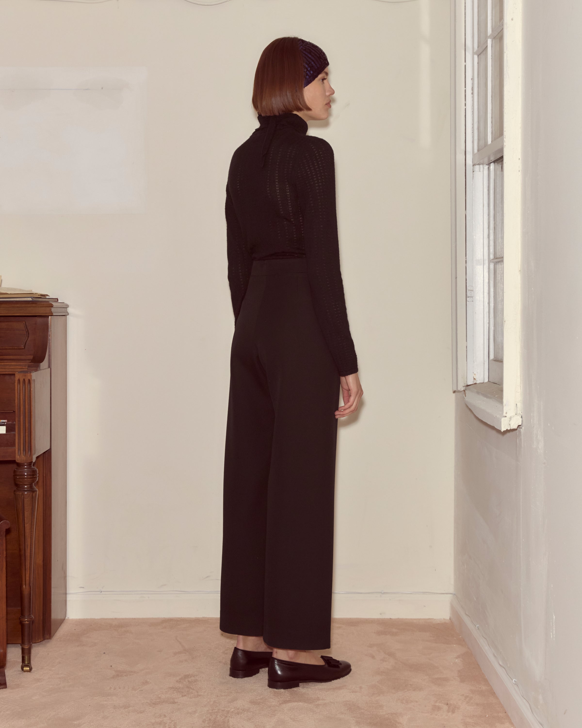 Riding Twill Sailor Trousers - Black – BODE