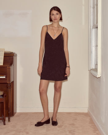 Moonflower Jacquard Short Slip