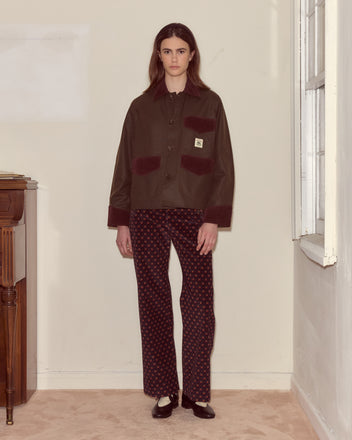 Waxed Craft Jacket - Brown