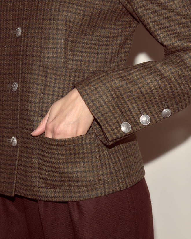 Morris Houndstooth Rice Jacket