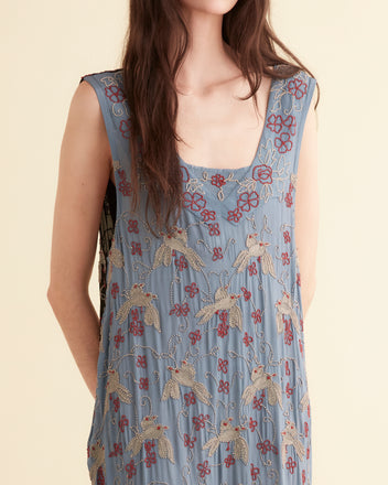 Beaded Tropicbird Duo Dress DRESSES BODE New York