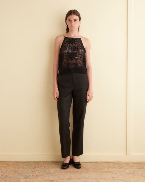 BODE NY ボーディー Beaded Crochet タンクトップ　XS-S NWT Zara Girls Crochet Beaded Crop Top Tank Boho Pointelle