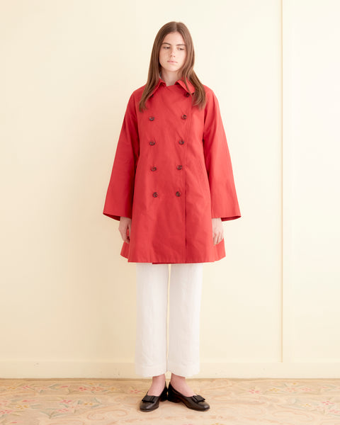 red peacoat dress Women Lapel Woolen Trench Coat Formal Jacket Winter Warm Overcoat Outwear Tops (Red,3XL)