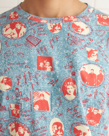 Yearbook Boxy Tee MENS CUT AND SEW BODE New York