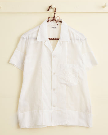 Zephyr Cotton Short Sleeve Shirt - XS
