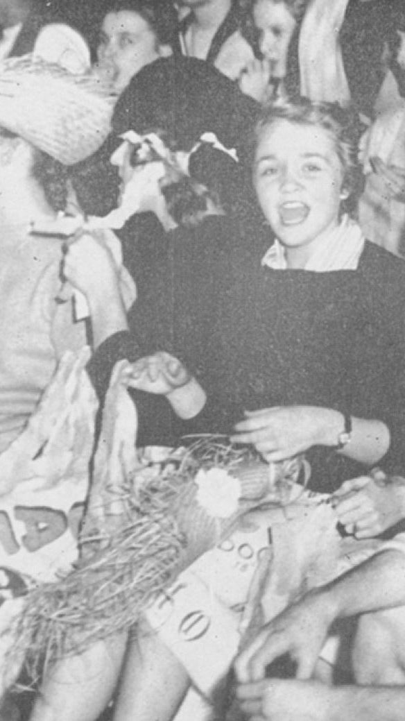 historical image of people wearing senior cord garments