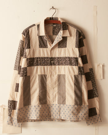 Bar Quilt Long Sleeve Shirt Shirt BODE New York