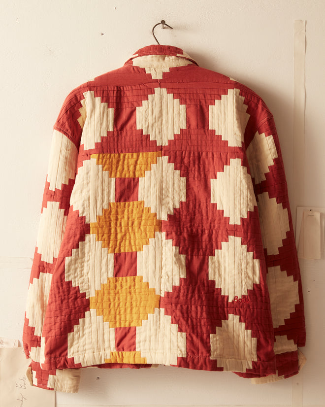 Courthouse Steps Sateen Jacket Outerwear BODE New York