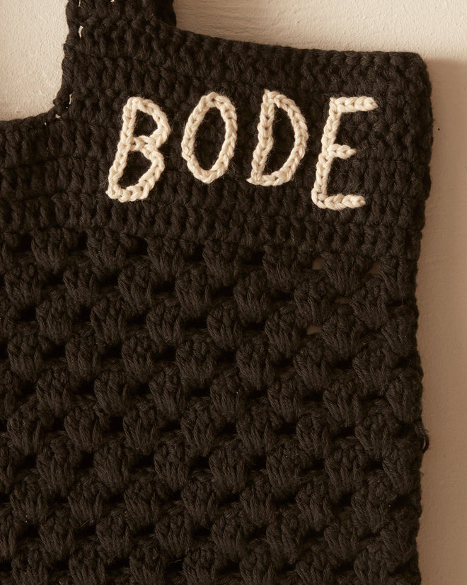 Crochet Tote - Black