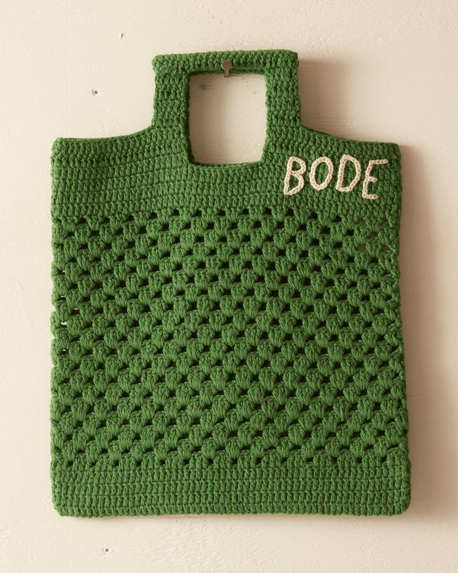 Crochet Tote - Green