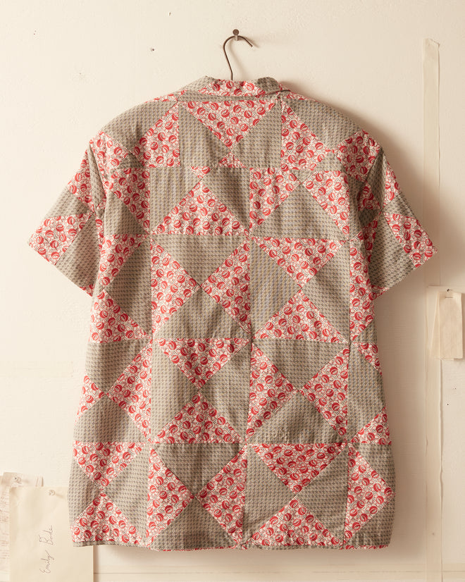 Deco Puzzle Patchwork Short Sleeve Shirt SHIRT BODE New York