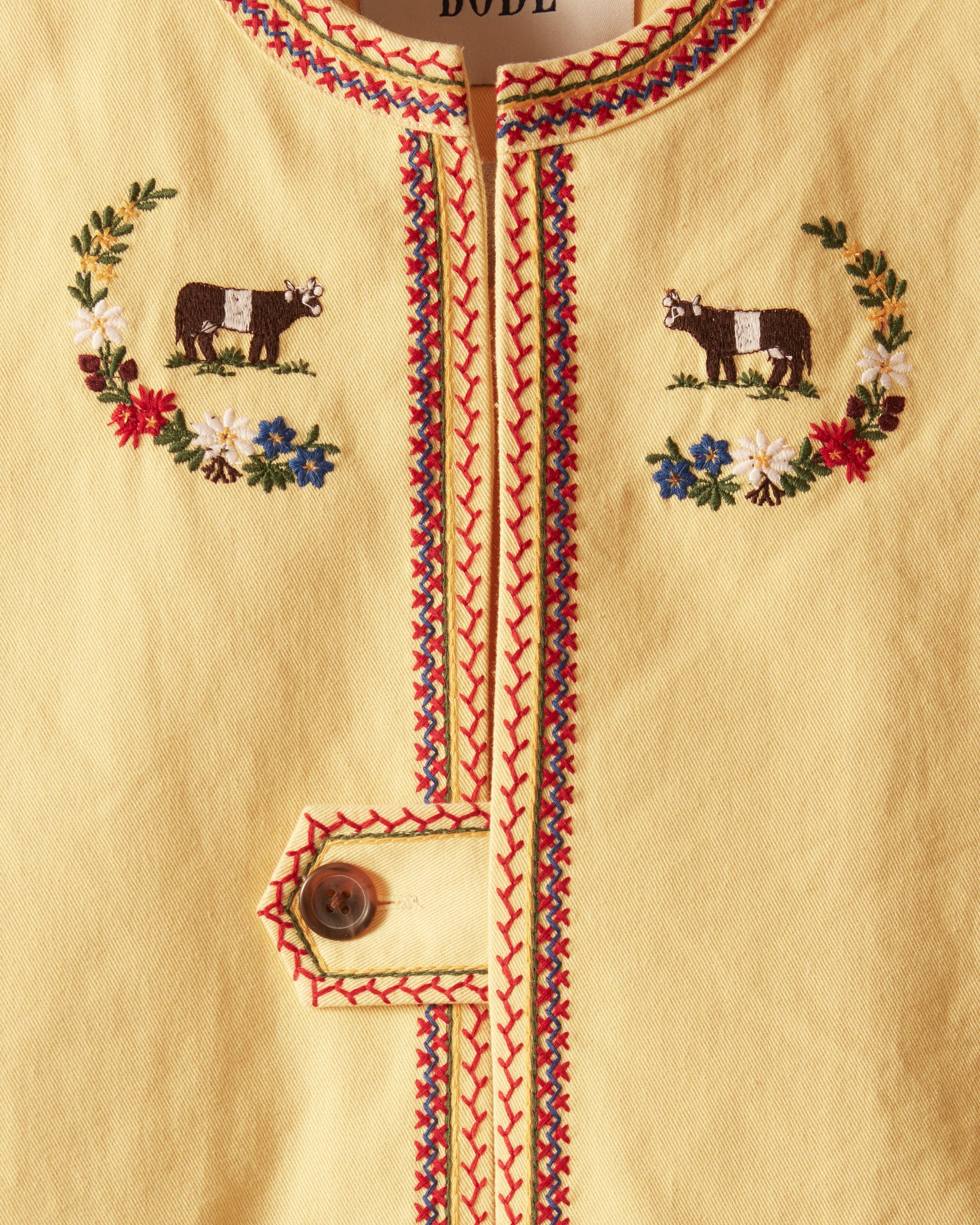 Embroidered Cow Jacket – BODE