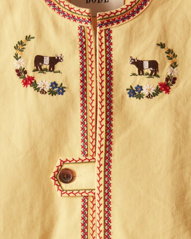 Embroidered Cow Jacket JACKET BODE New York