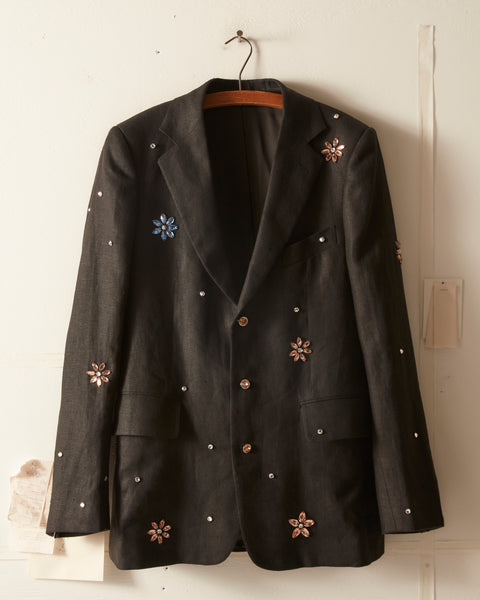 Bode Black Farm Souvenir Jacket Bode