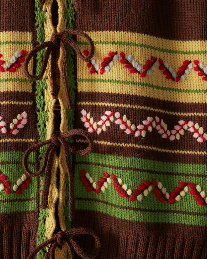 Foliage Vest KNITWEAR BODE New York