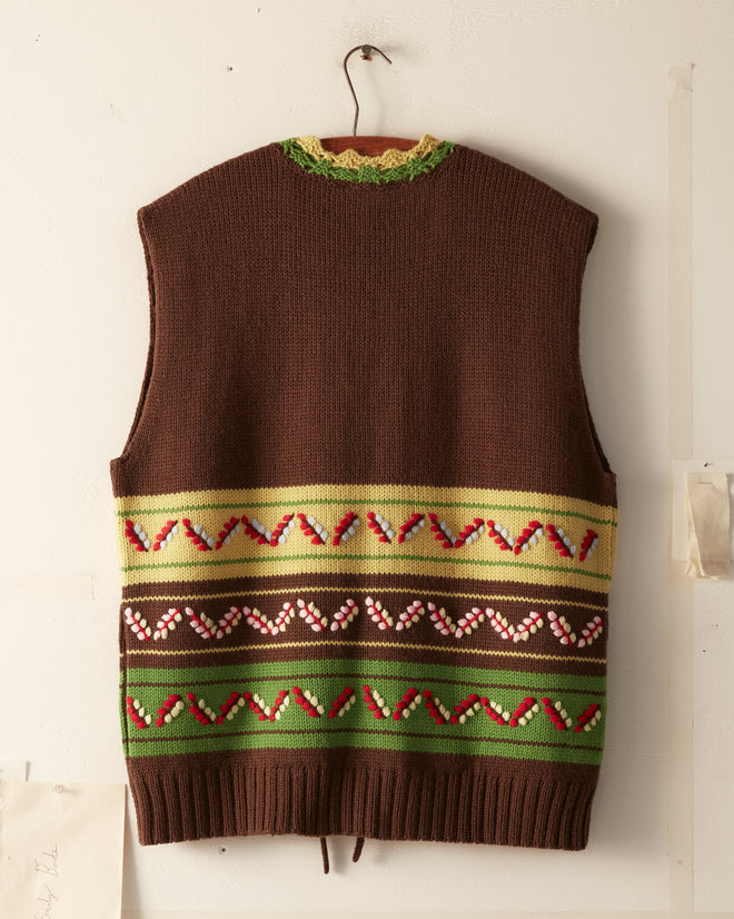 Foliage Vest KNITWEAR BODE New York