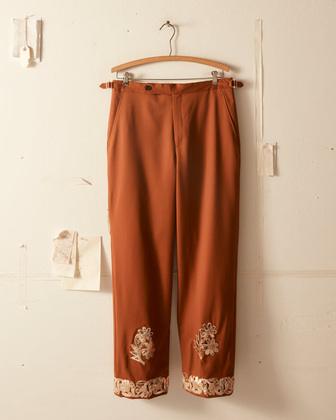 Gilded Floral Suiting Trouser TROUSERS BODE New York