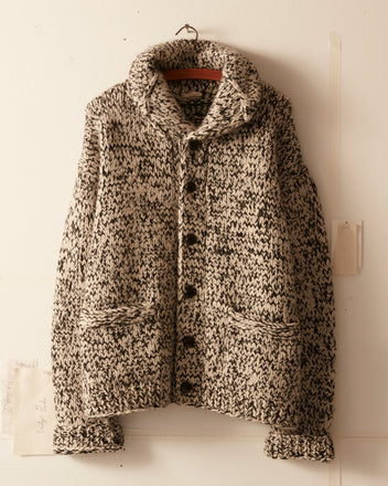 Gluckow Cardigan - Black Cream KNITWEAR BODE New York