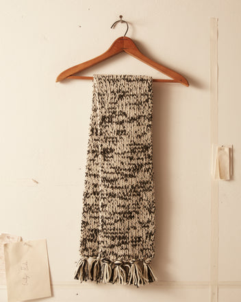 Gluckow Scarf - Black Cream Accessories BODE New York