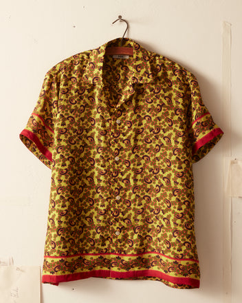 Lemon Paisley Short Sleeve Shirt SHIRTS BODE New York