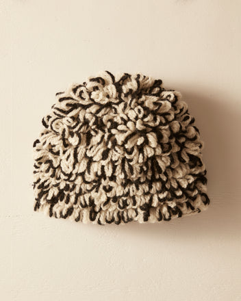 Loopy Hat - Black Cream Accessories BODE New York
