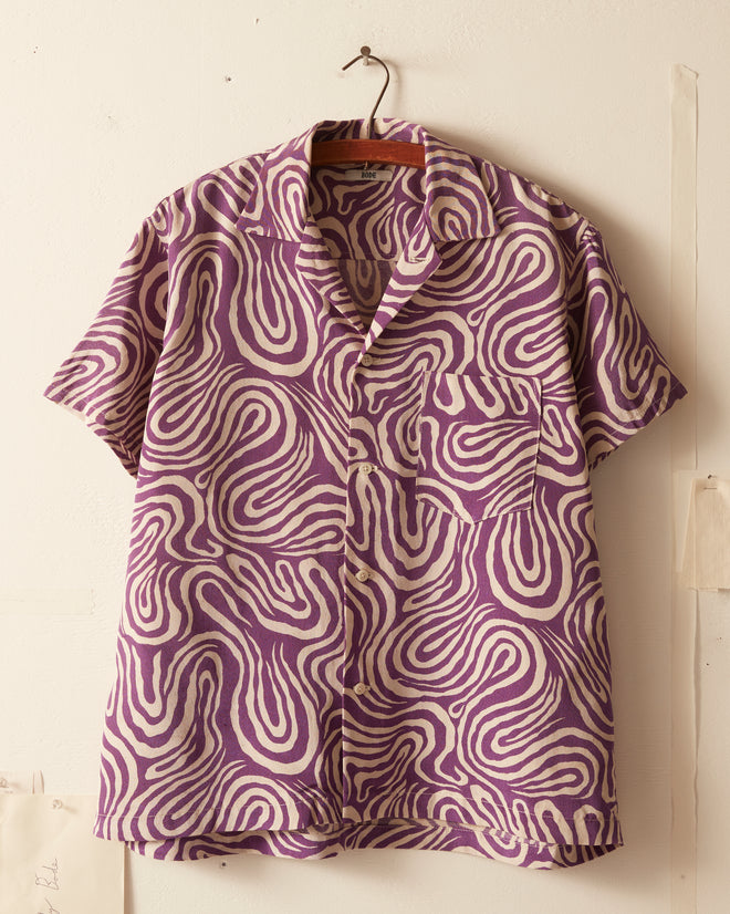 Mystic Waves Short Sleeve Shirt Shirts BODE New York
