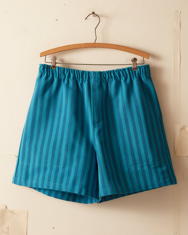 River Stripe Rugby Shorts SHORTS BODE New York