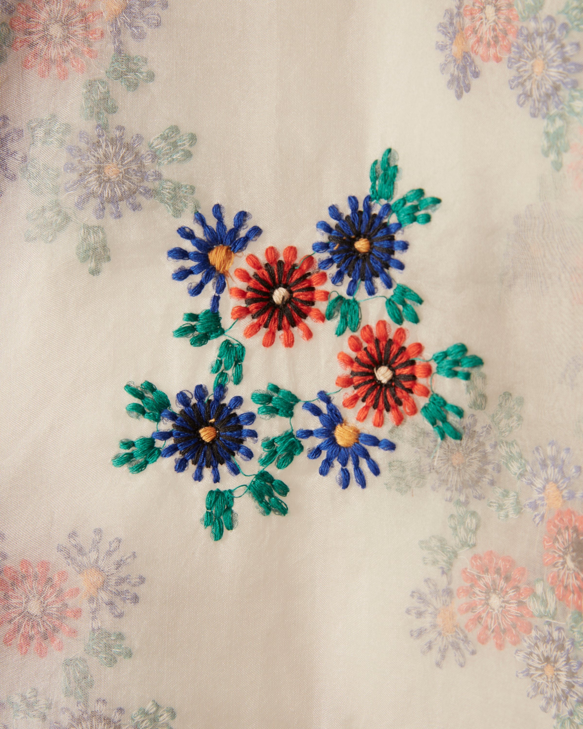 KAFKA◎BODE デイジー レース シャツ Sheer Daisy Short Sleeve Shirt – BODE