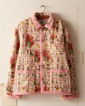 Tobacco Signet Quilt Jacket OUTERWEAR BODE New York