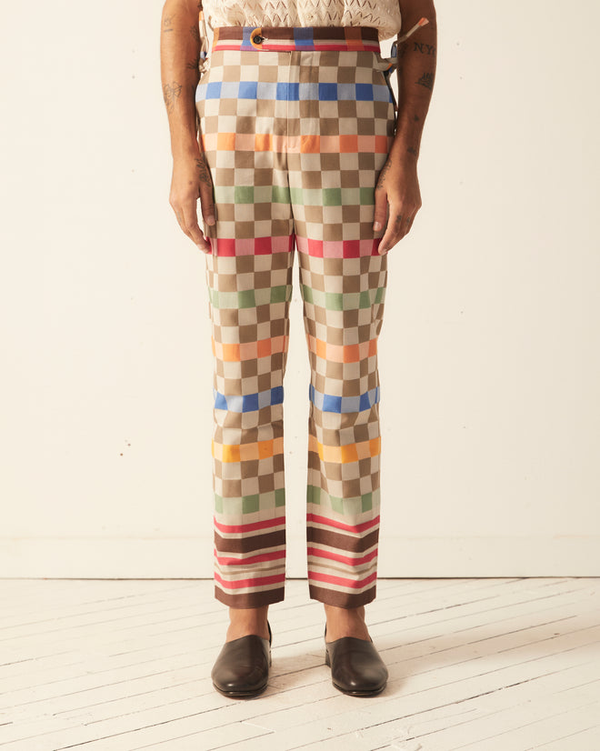 Picnic Plaid Trousers TROUSERS BODE New York