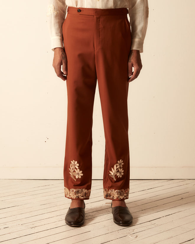 Gilded Floral Suiting Trouser TROUSERS BODE New York