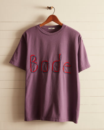 Rickrack Namesake Tee - Purple T-SHIRT BODE New York