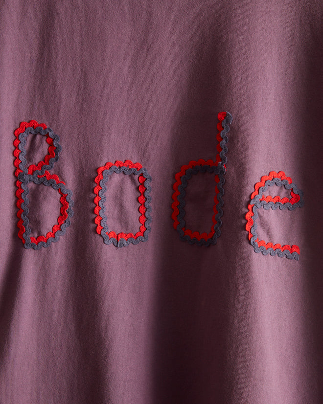 Rickrack Namesake Tee - Purple T-SHIRT BODE New York