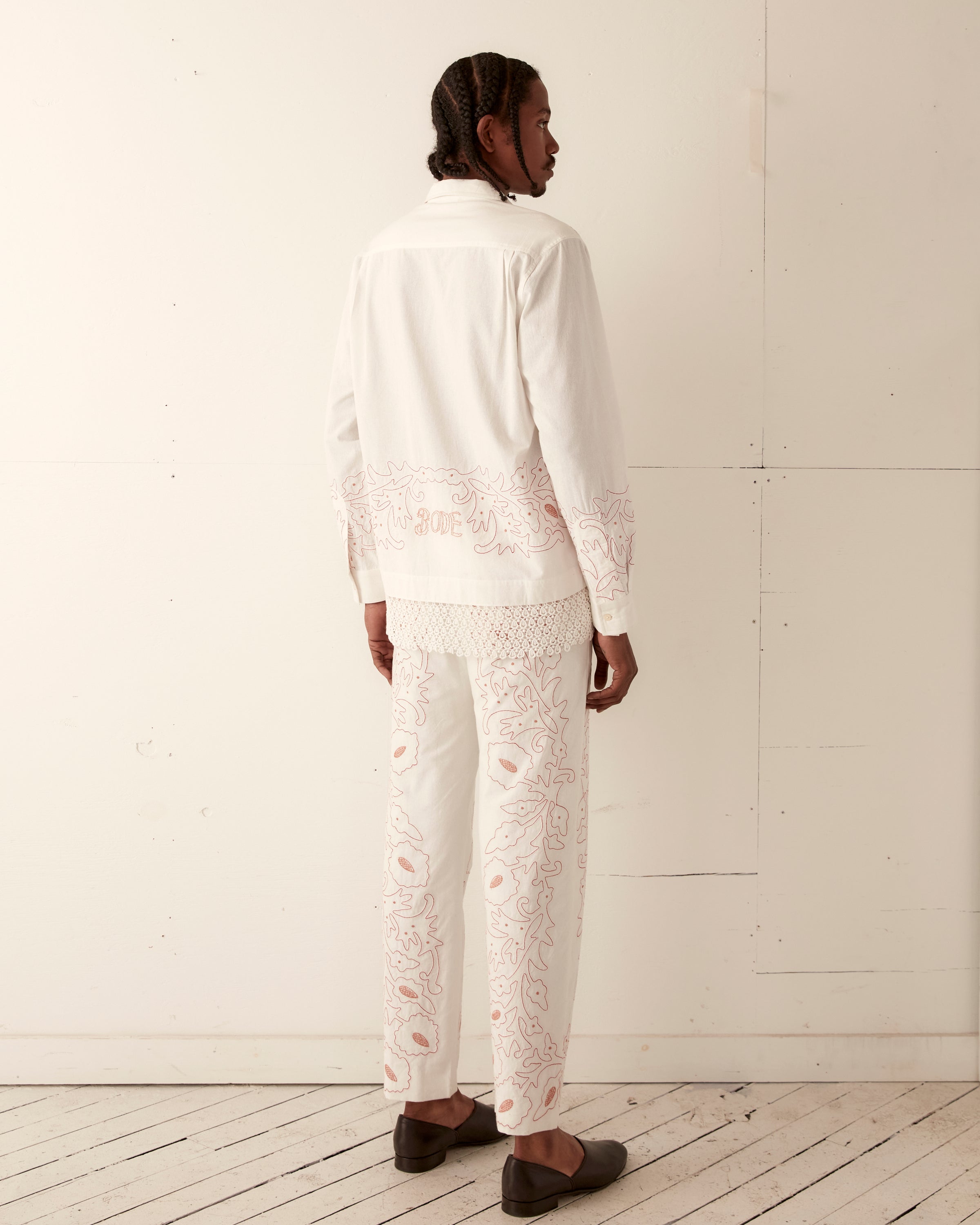 Braided Couching Long Sleeve Shirt – BODE
