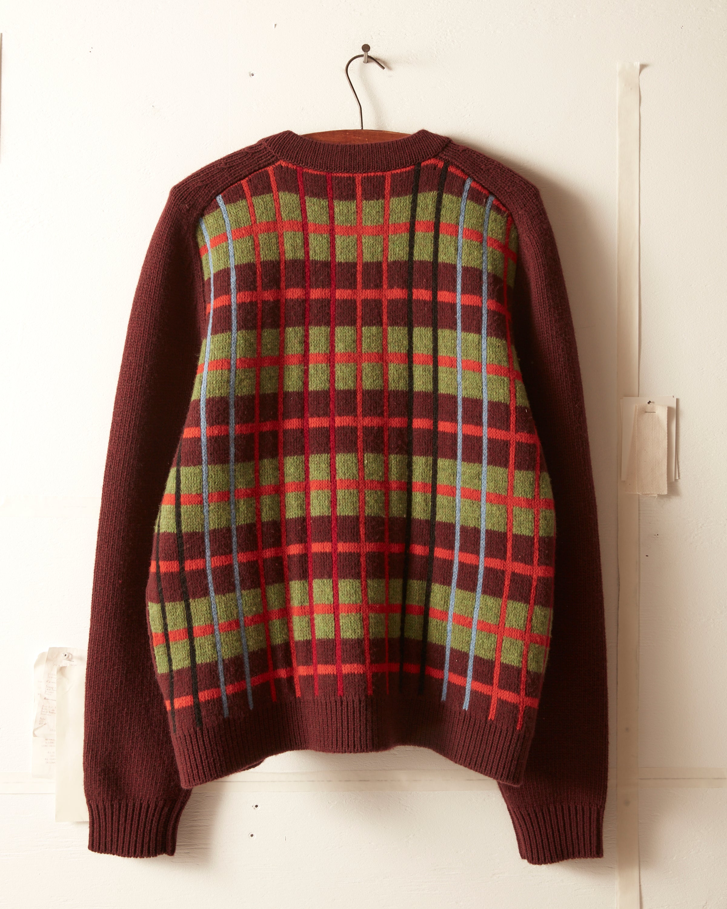 County Plaid Cardigan – BODE