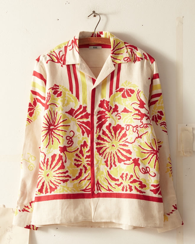 Corn Floral Shirt - XS/S OOAK SHIRT BODE New York