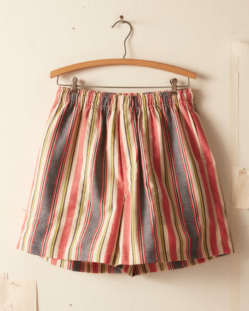 Diamond Stripe Shorts - L/XL OOAK SHORTS BODE New York