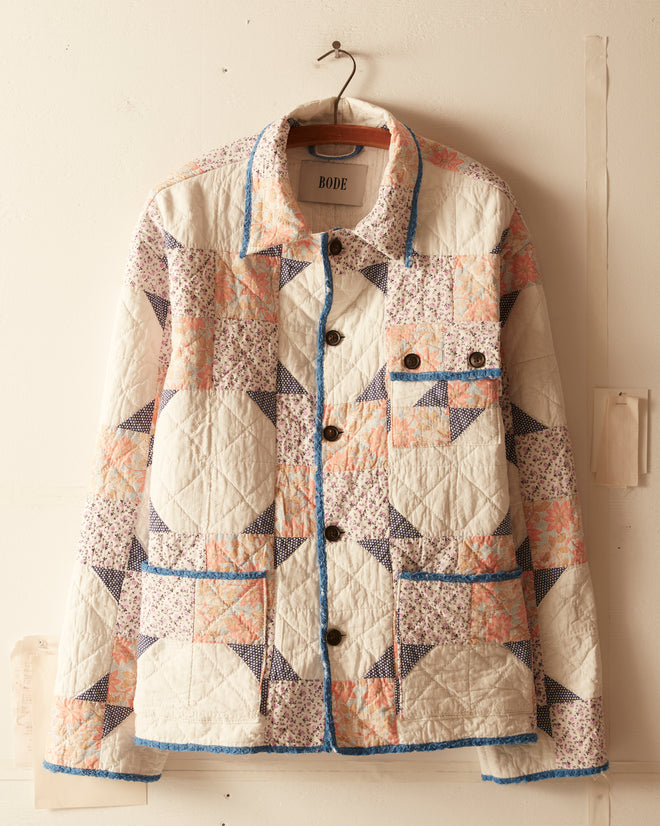 Island Tile Quilt Jacket - M/L