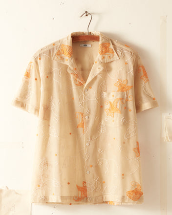 Mesh Lilium Short Sleeve Shirt SHIRT BODE New York