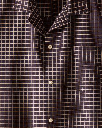 Midnight Grid Short Sleeve Shirt SHIRT BODE New York